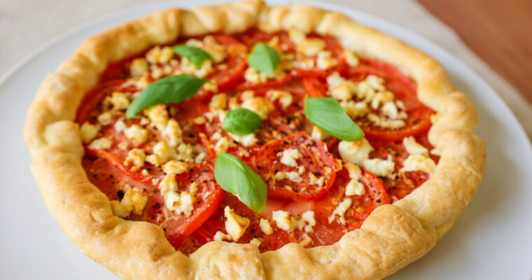 Tomato feta tart