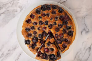 Almond blueberry tart