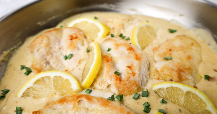 Lemon creamy chicken